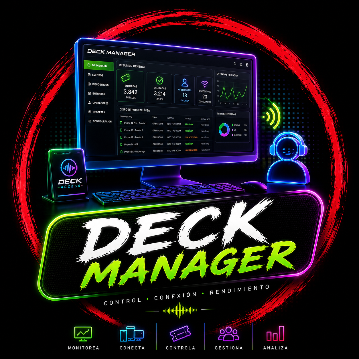 Logo de DECK Manager
